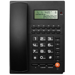 Телефон проводной Ritmix RT-420 белый/серый