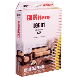 Filtero LGE 01 (4) ЭКОНОМ, пылесборники, 4 шт в упак