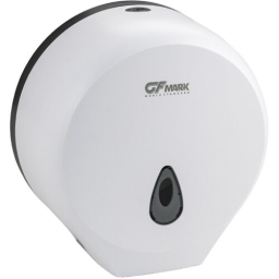 Контейнер для туалетной бумаги GFMARK 915 Контейнер для туалетной бумаги-барабан ПРЕМИУМ пластиковый БЕЛЫЙ с глазком с ключем (Д271