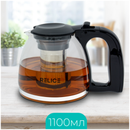 Заварочный чайник RELICE RL-8002BL