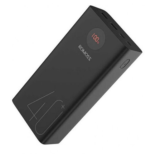 Внешний аккумулятор (Power Bank) Romoss PEA40,  40000мAч,  черный