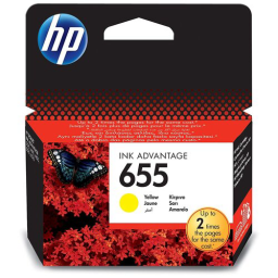 Картридж для струйного принтера HP 655 CZ112AE, Yellow