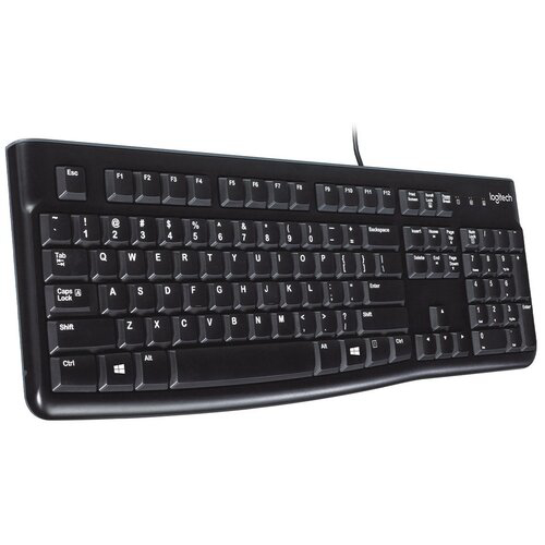 Клавиатура Logitech K120, USB, черный [920-002508]