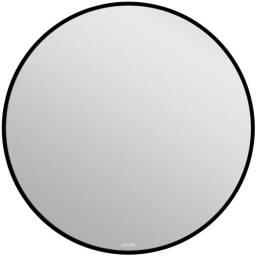 Зеркало Cersanit ECLIPSE smart 60x60 с подсветкой круглое черная рамка