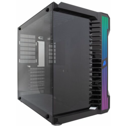 Корпус 1STPLAYER STEAMPUNK SP9, ATX, Midi-Tower, USB 3.0, черный, без БП (SP9-BK)