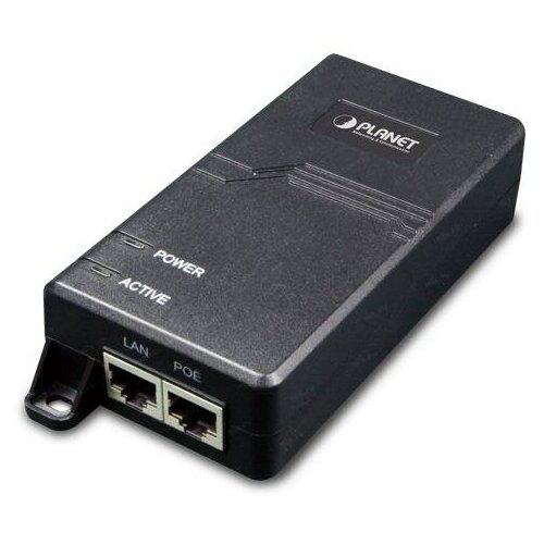 Planet IEEE802.3at High Power PoE+ Gigabit Ethernet Injector - 30W (All-in-one Pack)