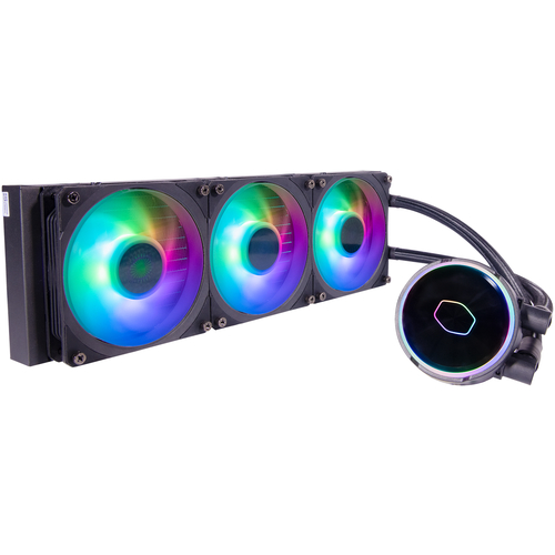 СЖО Cooler Master MASTERLIQUID PL360 FLUX (MLY-D36M-A23PZ-R1) (394x119.6x27.2, 0-2300 об/мин, 32 дб, ARGB) +LGA1700