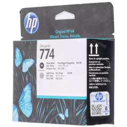 Картридж струйный HP 774 P2W00A черный/светло-серый (775мл) для HP DJ Z6810