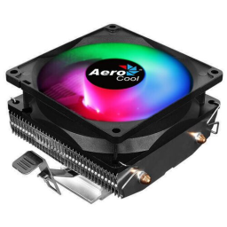 Кулер CPU Aerocool Air Frost 2 (универсальный, 110W, 25.7 dB, 1800 rpm, 80мм, 3pin, подсветка, медь+