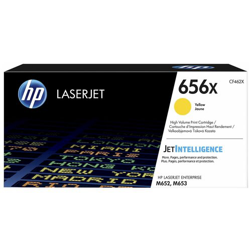 Картридж лазерный HP 656X CF462X желтый (22000стр.) для HP M652/653