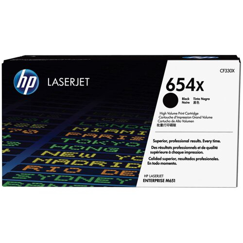 Тонер-картридж/ HP 654X Black LaserJet Toner Cartridge