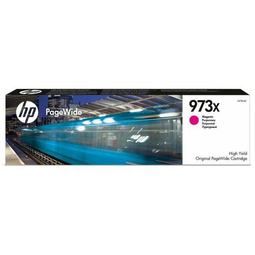 Картридж струйный HP 973XL F6T82AE пурпурный (7000стр.) для HP PW Pro 477dw/452dw