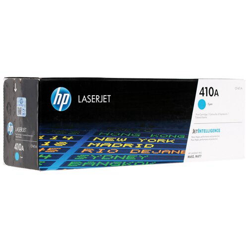 Картридж лазерный HP 410A CF411A голубой (2300стр.) для HP LJ Pro M452/M477