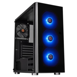 Корпус Thermaltake V200 TG RGB CA-1K8-00M1WN-01 Black/Win/SPCC/Tempered Glass*1/120mm RGB Fans*3 + 120mm Standard CA-1K8-00M1WN-01 Fan*1/MB Sync (874398)