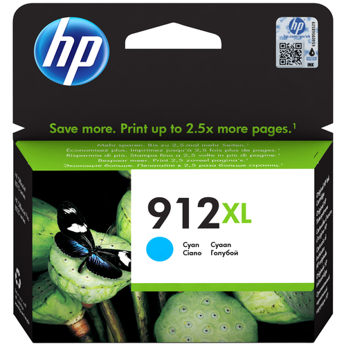 Картридж/ HP 912XL High Yield Cyan Original Ink Cartridge