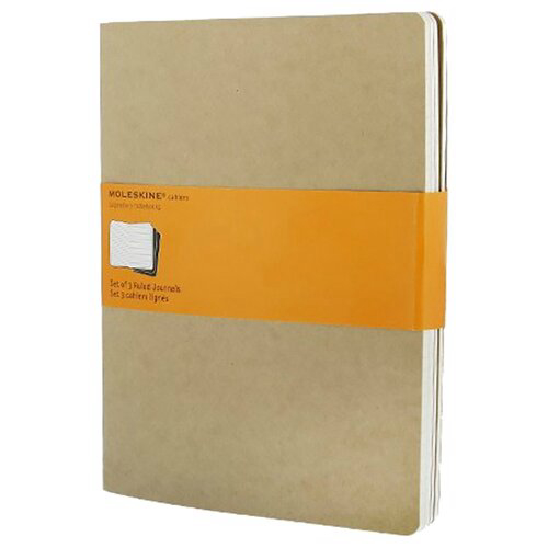 Блокнот Moleskine CAHIER JOURNAL QP421 XLarge 190х250мм обложка картон 120стр.