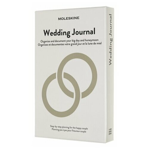 Блокнот Moleskine PASSION WEDDING PASWEDD Large 130х210мм 400стр. подар.кор. светло-серый