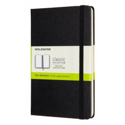 Блокнот Moleskine CLASSIC QP052 Medium 115x180мм 208стр. нелинованный твердая обложка черный