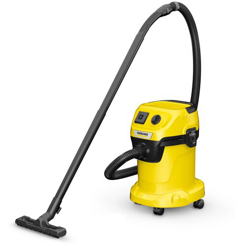 Строительный пылесос Karcher WD 3 P V-17/4/20 1000Вт (уборка: сухая/сбор воды) желтый