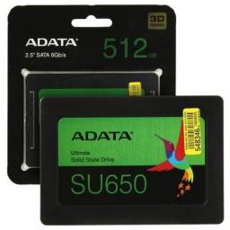 SSD диск A-Data Ultimate SU650 ASU650SS-512GT-R 512ГБ, 2.5", SATA III,  SATA