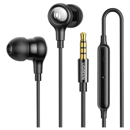 Наушники проводные UGREEN EP103 (30637) In-Ear Earphones with 3.5mm Plug . Цвет: черный