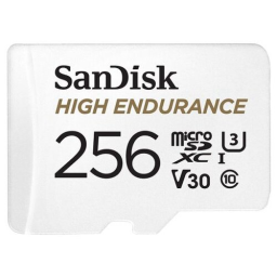 Флеш карта microSD 128GB SanDisk microSDXC Class10 UHS-I U3 V30 High Endurance Video Monitoring Card