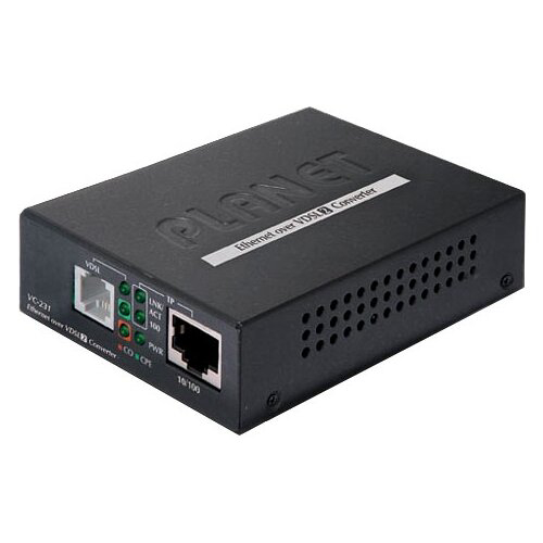 VC-231 конвертер Ethernet в VDSL2, внешний БП 100/100 Mbps Ethernet to VDSL2