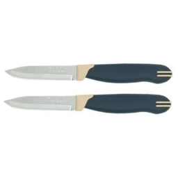 Нож TRAMONTINA Нож для овощей Multicolor 2шт. 7,5см син./бел. в блистере 23511/213