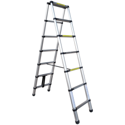 Лестница-стремянка телескопическая алюминиевая UPU Ladder UPT506 2,0 м