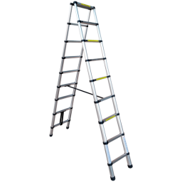 Лестница-стремянка телескопическая алюминиевая UPU Ladder UPT508 2,6 м