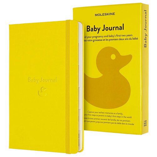 Блокнот Moleskine PASSION BABY PASBABY Large 130х210мм 400стр. подар.кор. желтый