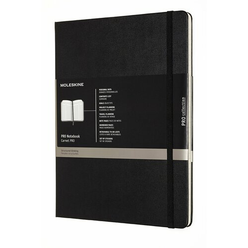 Блокнот Moleskine PROFESSIONAL PROPFNTB4HBK XLarge 190х250мм 192стр. твердая обложка черный