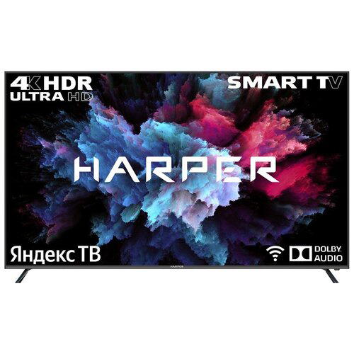 75" Телевизор Harper 75U750TS (4K UHD 3840x2160, Smart TV) черный