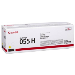 Картридж лазерный Canon 055 H Y 3017C002 желтый (5900стр.)