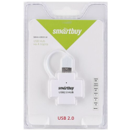 USB-устройство SMARTBUY SBHA-6900-W 4 порта белый