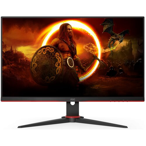 Монитор LCD AOC 23.8" 24G2ZE Gaming {TN 1920x1080 240Hz 0.5ms 350cd 16:9 170/160 8bit(6bit+FRC) 2xHDMI2.0 DisplayPort1.2 FreeSync(Prem) AudioOut VESA}