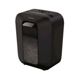 Шредер Fellowes PowerShred LX50 черный (секр.P-4) перекрестный 9лист. 17лтр. скрепки скобы пл.карты