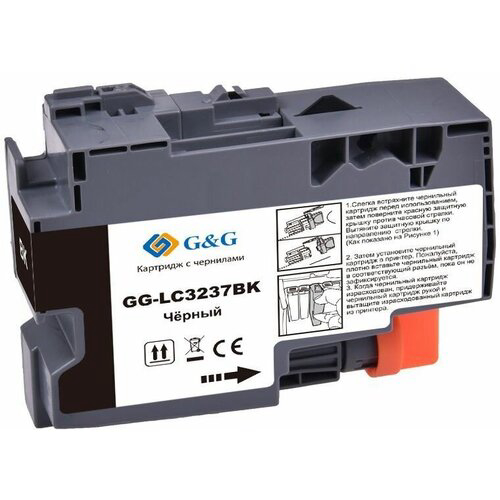 Картридж струйный G&G GG-LC3237BK черный (65мл) для Brother HL-J6000DW/J6100DW