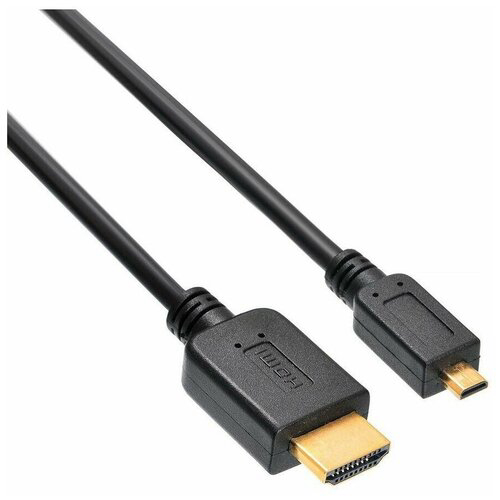 Кабель аудио-видео Buro HDMI 1.4 HDMI (m)/Micro HDMI (m) 5м. черный (MICROHDMI-5M)