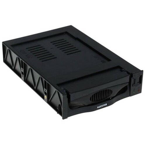 Сменный бокс для HDD AgeStar MR3-SATA(SW)-1F SATA II SATA пластик черный 3.5"