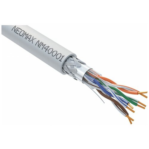 Кабель NEOMAX [NM40001] SF/UTP cat.5e 4 пары (305 м) 0.52 мм (24 AWG) Медь PVC jacket