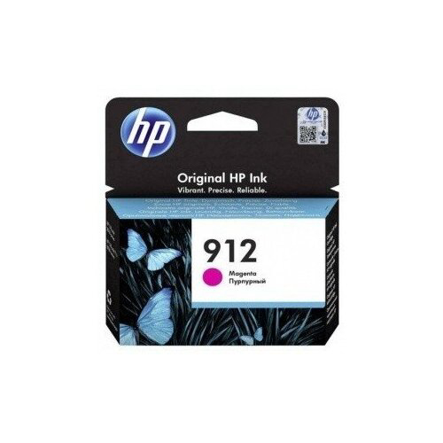 Картридж струйный HP 912 3YL78AE пурпурный (315стр.) для HP OfficeJet 801x/802x