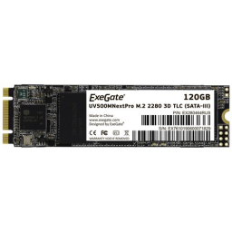 Накопитель SSD  ExeGate EX280464RUS UV500MNextPro 120 Gb M.2 2280  3D TLC (SATA-III)