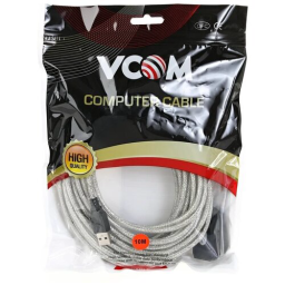 Кабель VCOM VUS7049-10M  USB2.0-repeater, удлинительный активный <Am-->Af> 10м