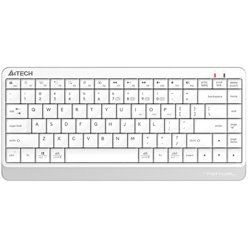 Клавиатура A4Tech Fstyler FBK11 белый/серый USB беспроводная BT/Radio slim (FBK11 WHITE)