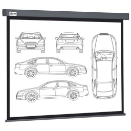 Экран Cactus 168x299см Wallscreen CS-PSW-168X299-SG 16:9 настенно-потолочный рулонный серый