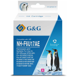 Картридж струйный G&G GG-F6U17AE 953XL пурпурный (26мл) для HP OJ Pro 7740/8210/8218/8710/8715