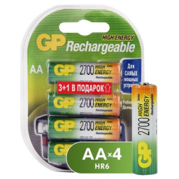 Аккумуляторы GP 270AAHC-2CR4 2700mAh AA 4шт