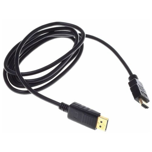 Кабель аудио-видео Buro DisplayPort (m)/HDMI (m) 1.8м. позолоч.конт. черный (BHP RET HDMI_DPP18)