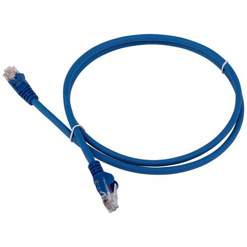 Патч-корд Lanmaster LAN-PC45/U5E-7.0-BL UTP RJ-45 вил.-вилка RJ-45 кат.5E 7м синий LSZH (уп.:1шт)